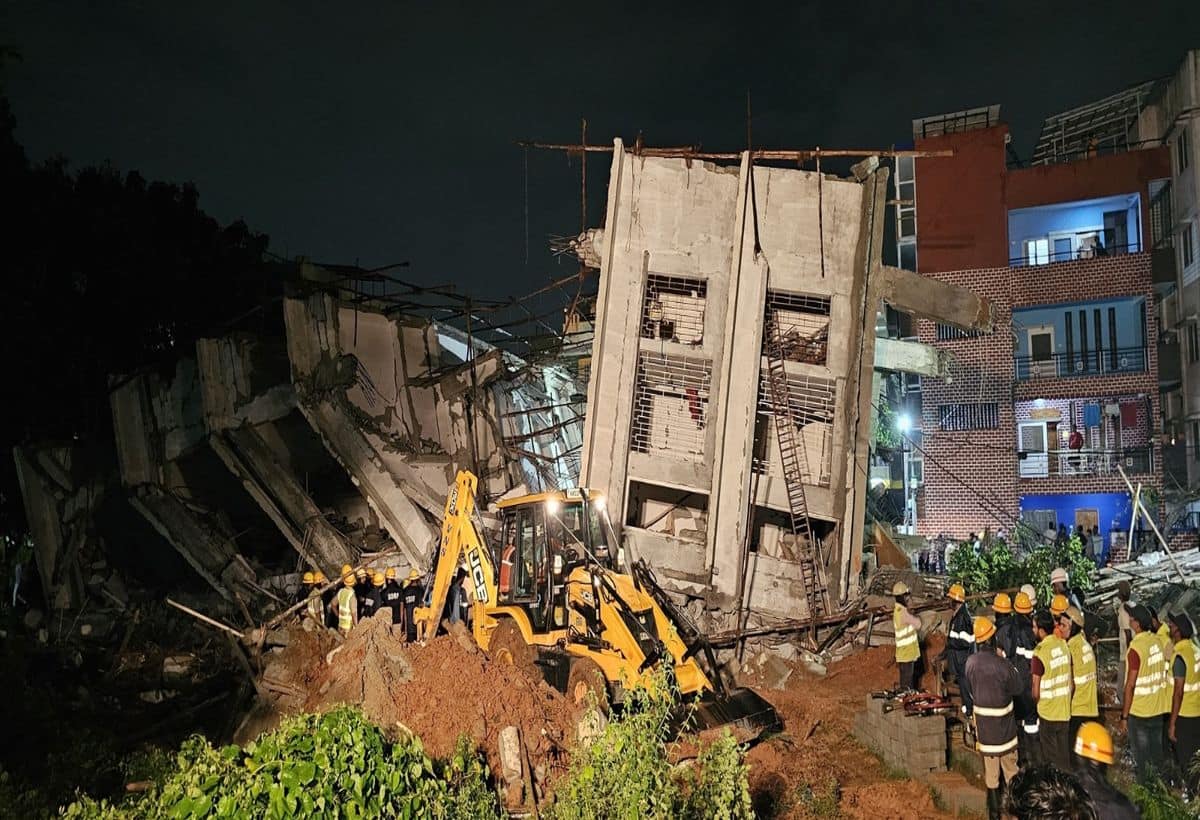 Bengaluru Building Collapse: 5 Dead, Many Trapped