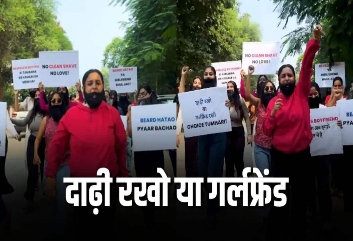 Viral Video: Girls Demand Clean-Shaven Boyfriends Protest – Watch Now