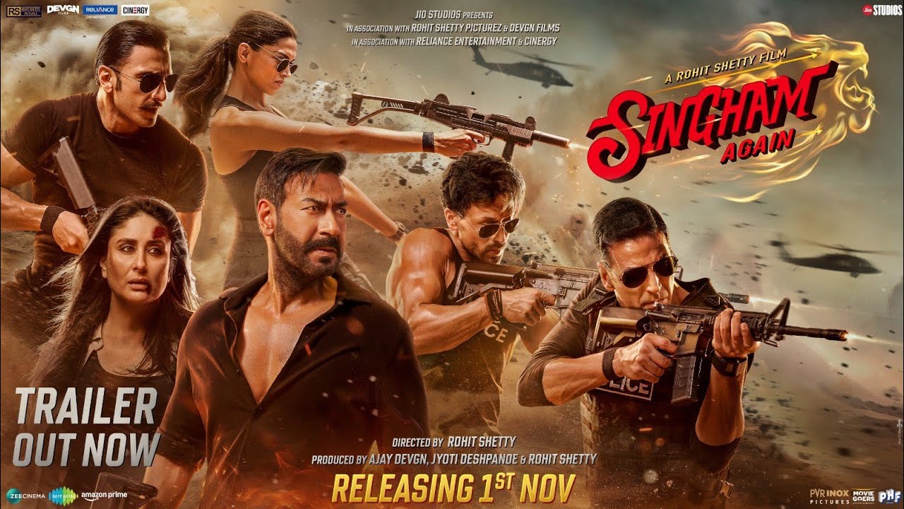 Singham Again Streaming on Amazon Prime Video: Release Date and Details for Action Thriller Fans