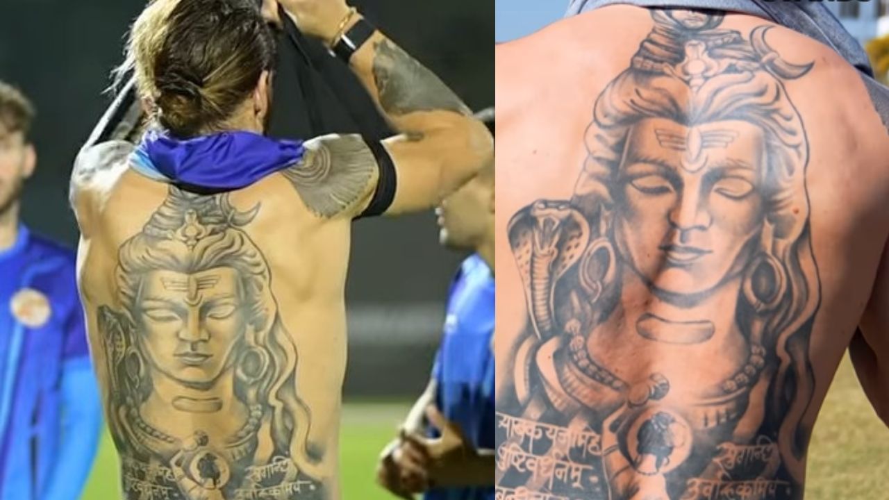 Foreign Footballer Gets Shiva Tattoo and Mantras, Life Changes After India Visit