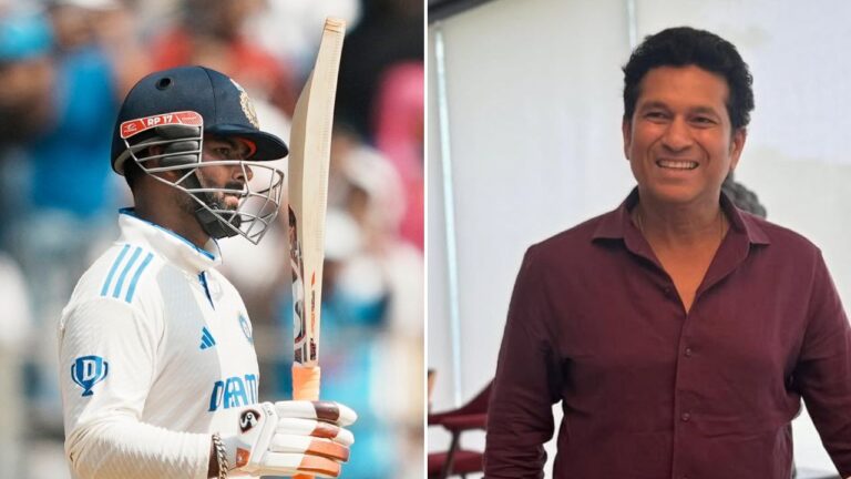 Sachin Tendulkar Praises Rishabh Pant After Stunning Batting Performance