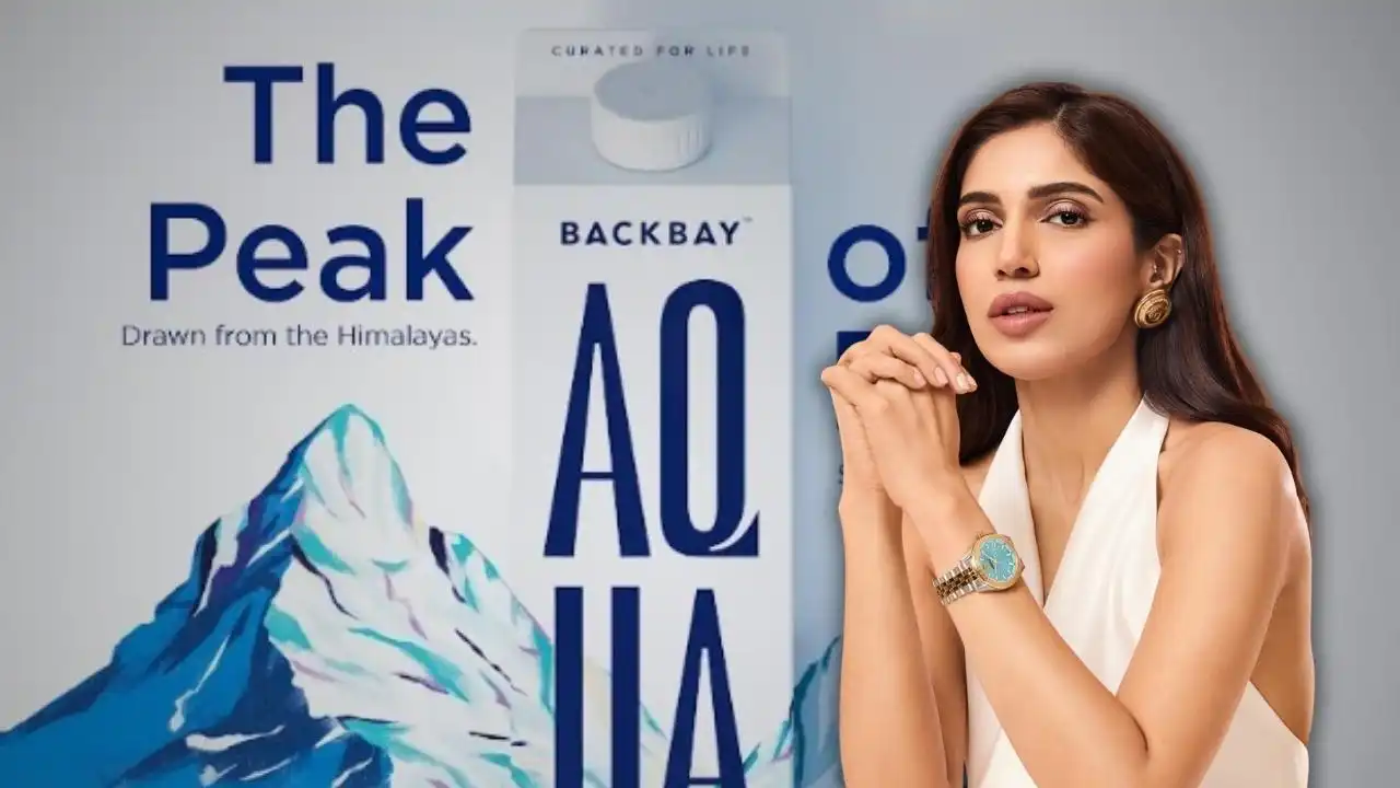 Backbay Premium Water Bhumi Pednekar launches Himalayan Mineral Water for India