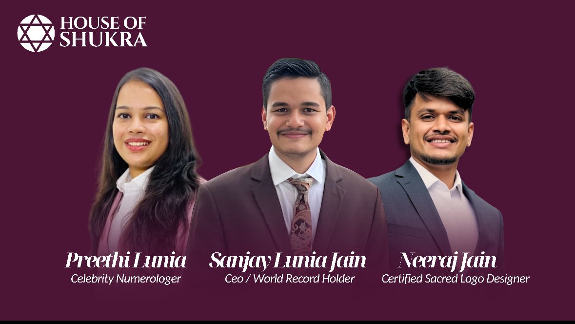 House of Shukra, Neeraj Jain, CA Preethi Lunia, Sanjay Lunia Jain, Author Sanjay Lunia ,Youngest Book Publisher Sanjay Lunia Jain,