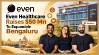 Even Healthcare founders Mayank Banerjee, Matilde Giglio and Alessandro Ialongo, whose startup raised $50 Mn led by Khosla Ventures