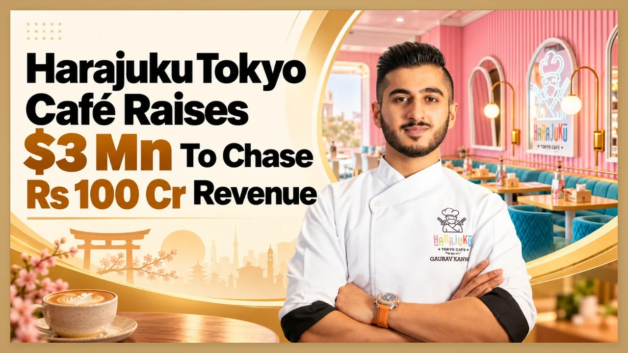 Gaurav Kanwar, founder and CEO of Harajuku Tokyo Café, whose chain raised $3 million in a pre-Series A round