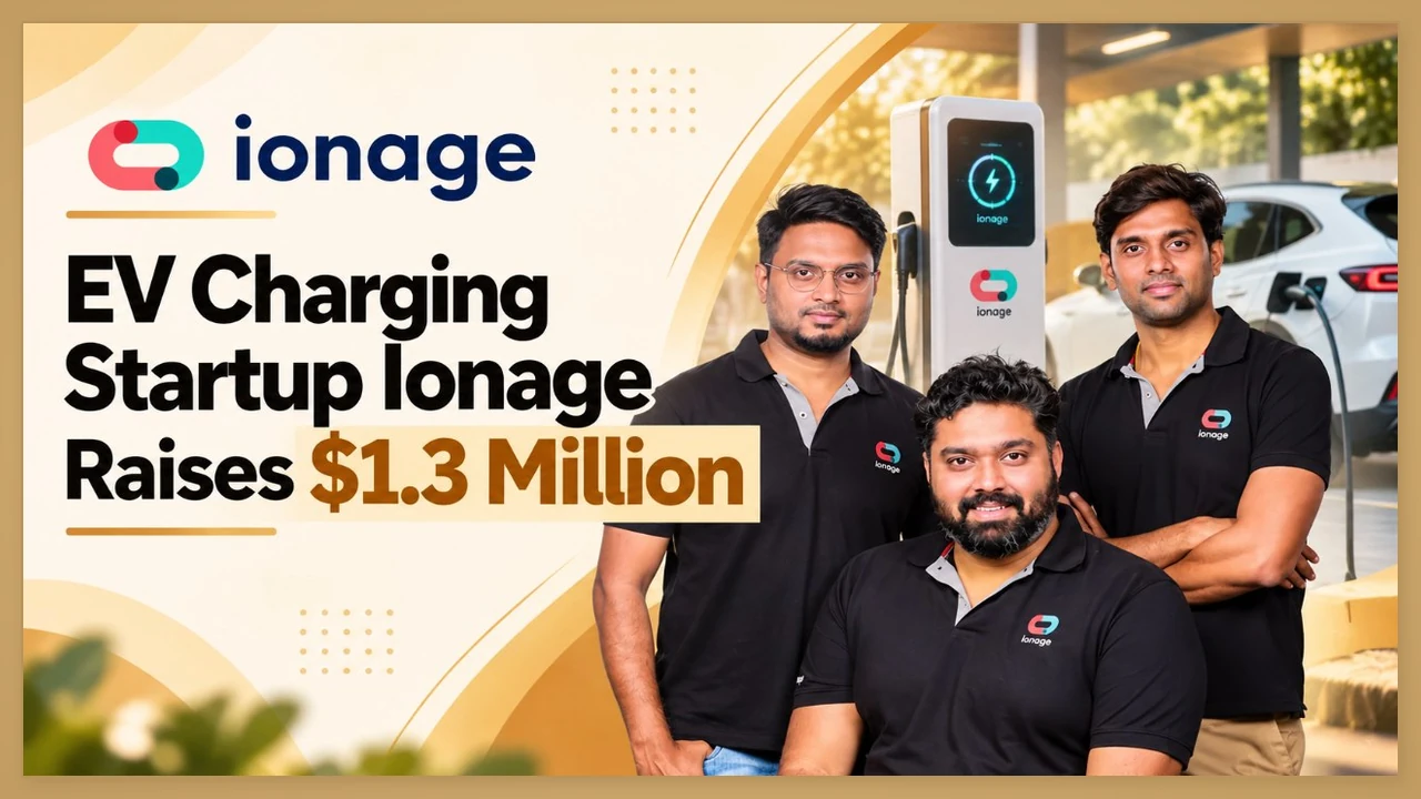 EV charging and energy management startup Ionage raises $1.3 million in pre-Series A funding