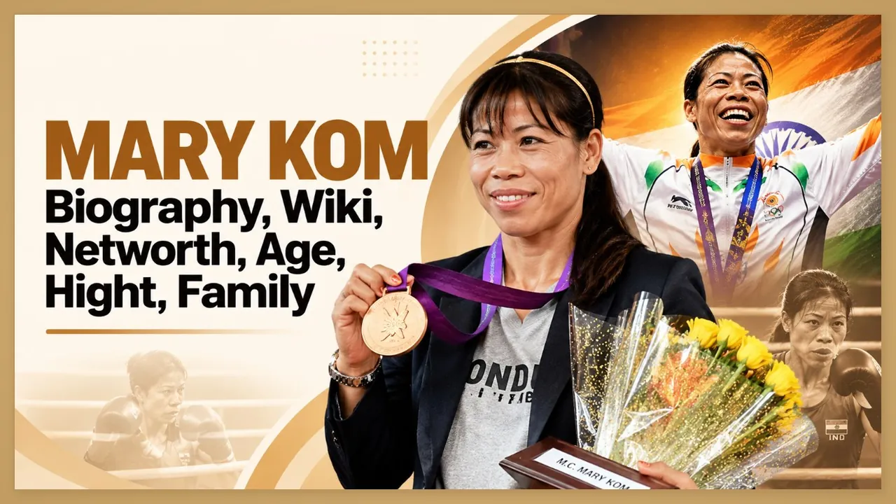 Mary Kom, Indian boxer and Bigg Boss 20 contestant, in a portrait used for her biography profile