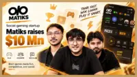 Matiks founders after the social gaming startup raised $10 million in a Pre-Series A round led by General Catalyst