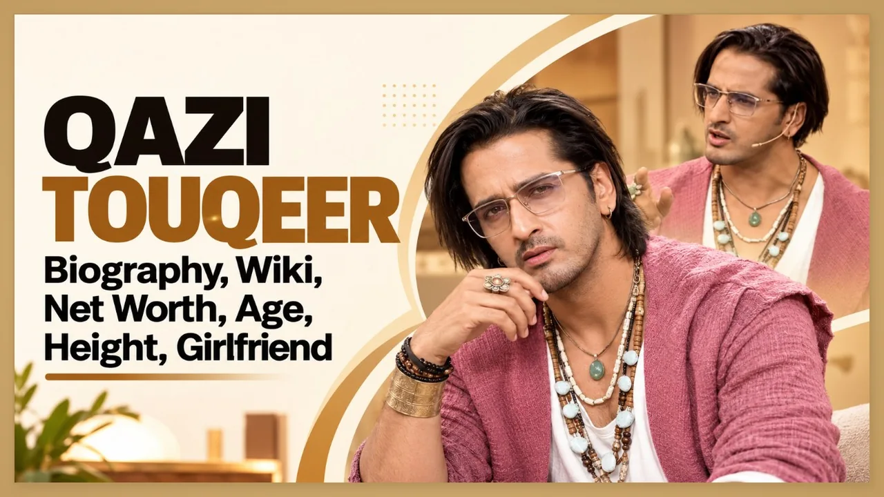 Qazi Touqeer, Fame Gurukul winner and Bigg Boss 20 contestant, in his biography profile photo