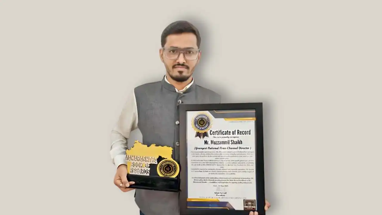 Muzzammil Shaikh, Youngest Editor Muzzammil Shaikh, Maharashtra Book of Records
