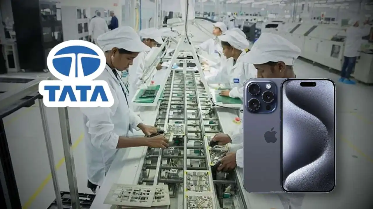 Tata Electronics Earns ₹23,000 Cr Just by Exporting Apple’s iPhones to the US